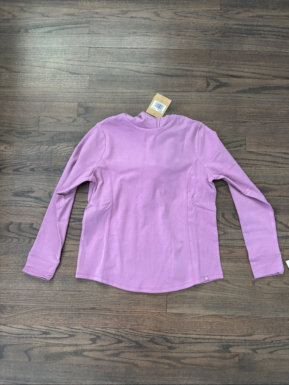 ZeroXposur Women’s Long-Sleeve Mock Neck Top in Lavender Pink